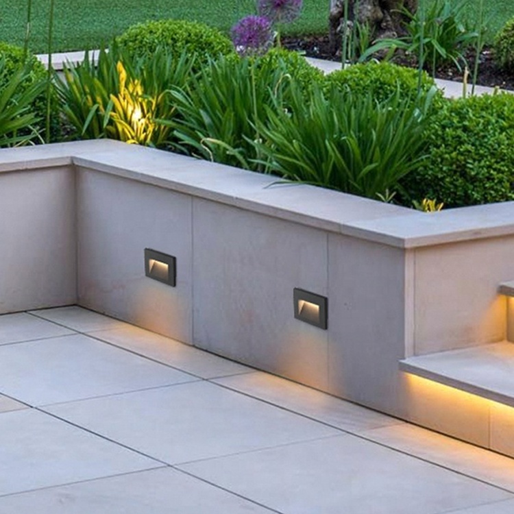 High quality die-cast aluminum IP65 waterproof outdoor step light step wall light for corner step lighting