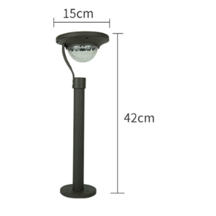 Factory cheap handy brite solar garden lights outdoor waterproof stainless steel LED energy saving floor solar lawn lamp