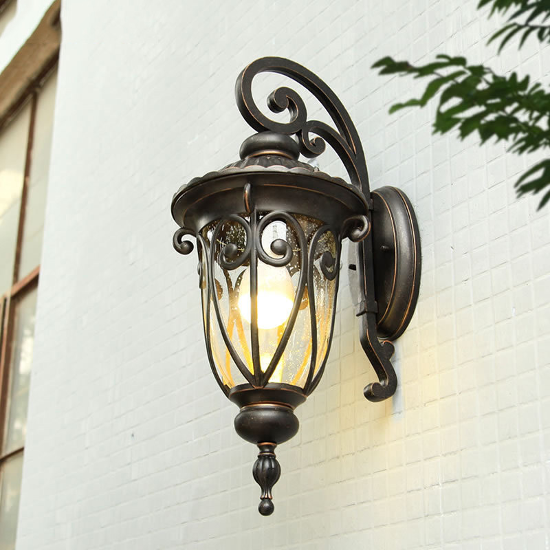 18 Inch waterproof wall lantern light led exterior wall sconce outdoor porch lights