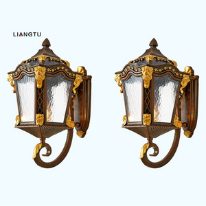 Outdoor Light Fixture E27 Wall Lantern Waterproof Exterior Wall Sconce Wall  Lamp Home Garden Outdoor lights