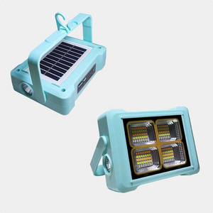 New 200w emergency lighting power supply portable usb rechargeable solar led flood light camping lamp