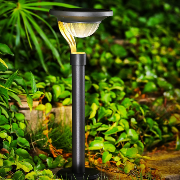 Factory cheap handy brite solar garden lights outdoor waterproof stainless steel LED energy saving floor solar lawn lamp