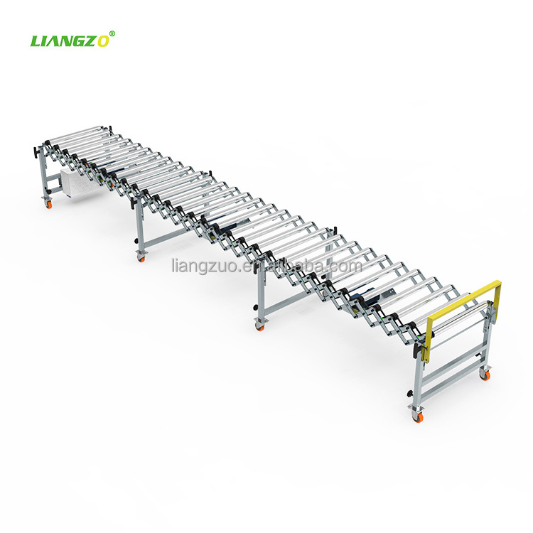 Industry Motorized Free Rotating Roller Conveyor with Packing Machine