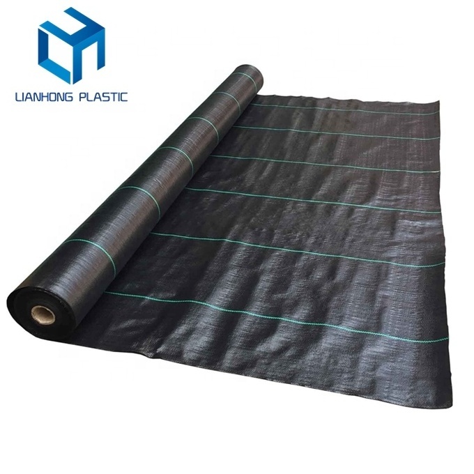 2020 new product custom green strong pp woven weed barrier geotextile fabric proofing sheet with 5 years life