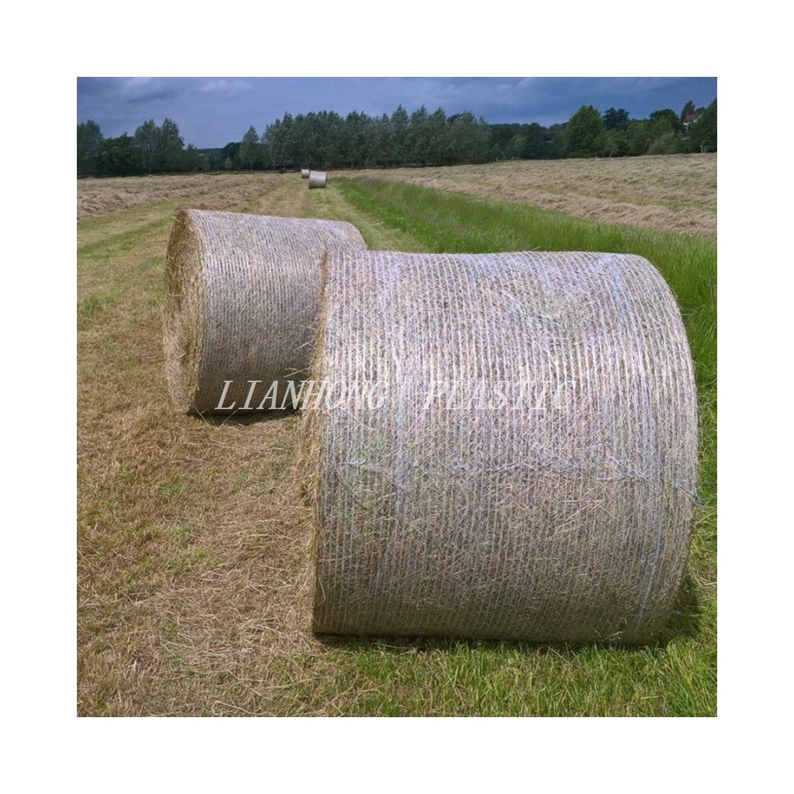 2023 Agriculture Plastic Nets Hay Bale Wrap Net  high quality Custom Size Silage Tarp Silage Film Mulching Plastic