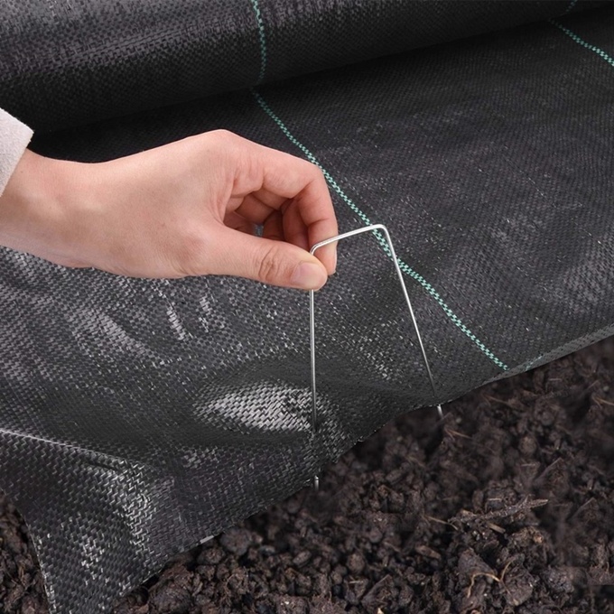 2020 new product custom green strong pp woven weed barrier geotextile fabric proofing sheet with 5 years life