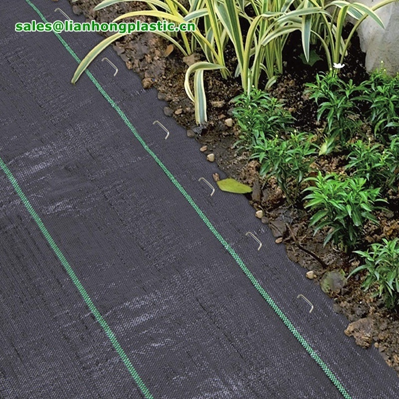 Size-marked greenhouse weedmat ground cover waterproof