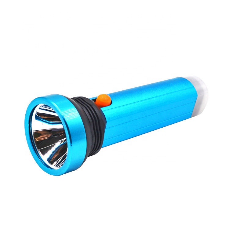 Household outdoor flashlight portable LED flood a torch light rechargeable flashlight wholesale