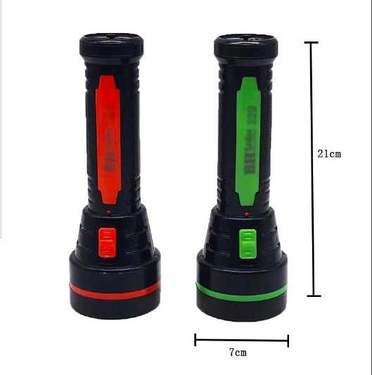 LED rechargeable flashlight high power strong lighting flashlight plastic home outdoor flashlight led torch