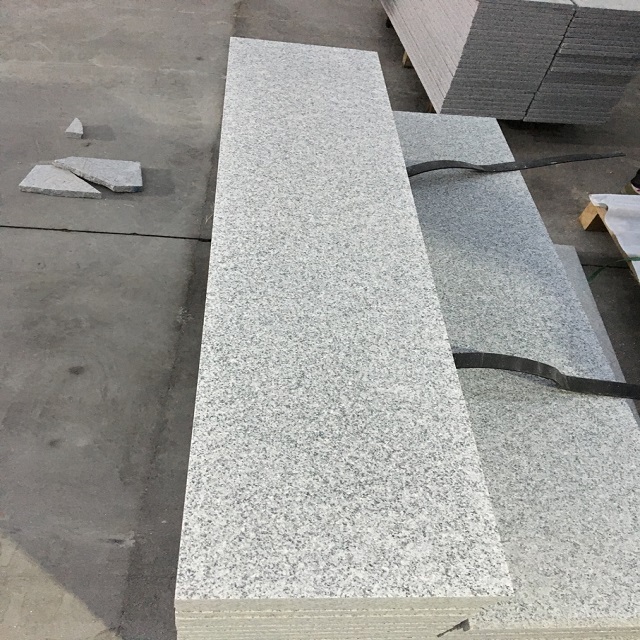 G603 Natural Granite Stones Light Grey Granite Tile Flamed Stone Granite for Stairs Decoration from Manufacturer