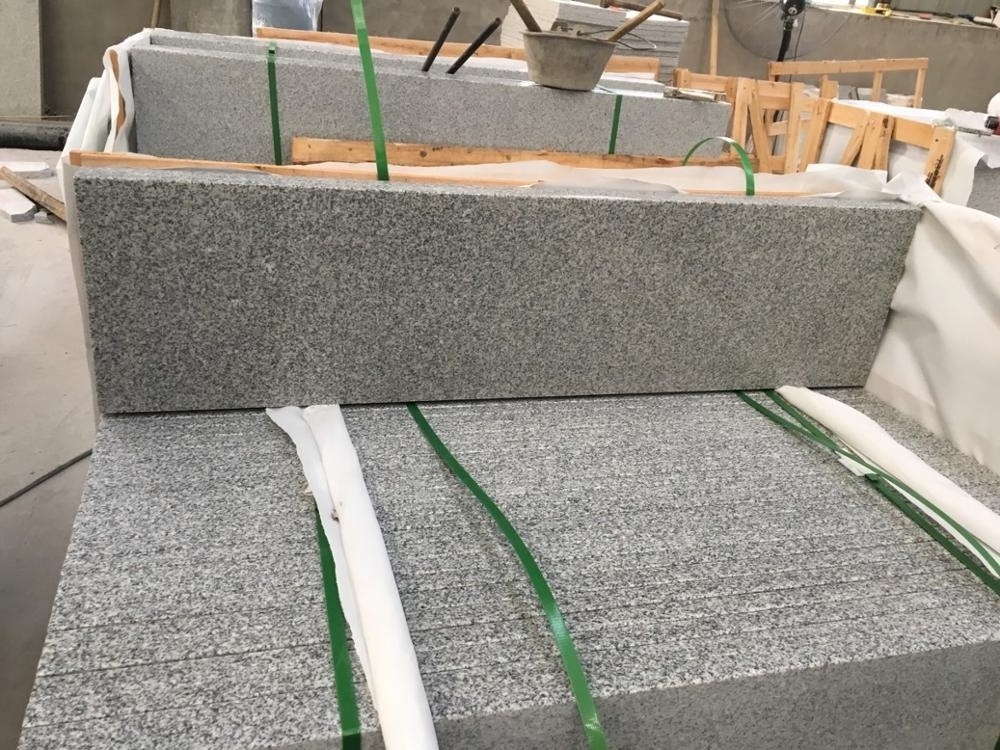 Light Grey Granite G603/Sardo  Step/Risher  Polished from Wuhan manufacturer