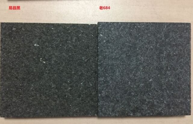 jet black granite old G684 black granite tiles 60x60 Flamed paver / Plate