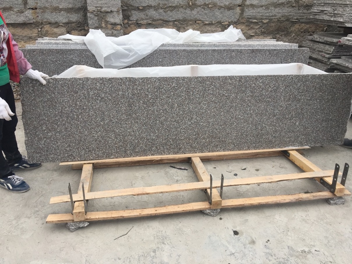 Natural red granite  stone G664 outdoor stair steps/floor/wall