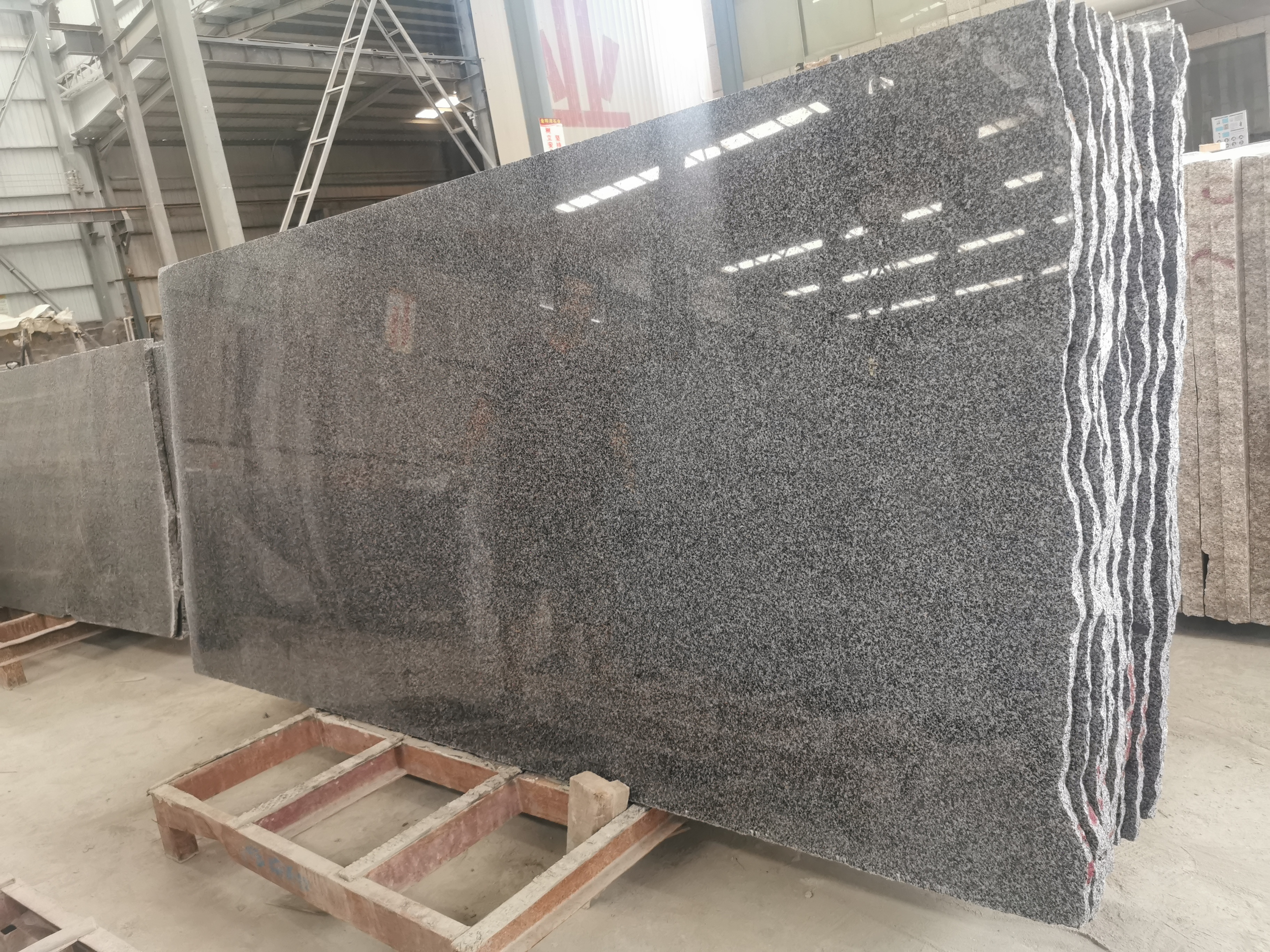 polished flamed grey granite G654  granite tiles 80x80 for israel market