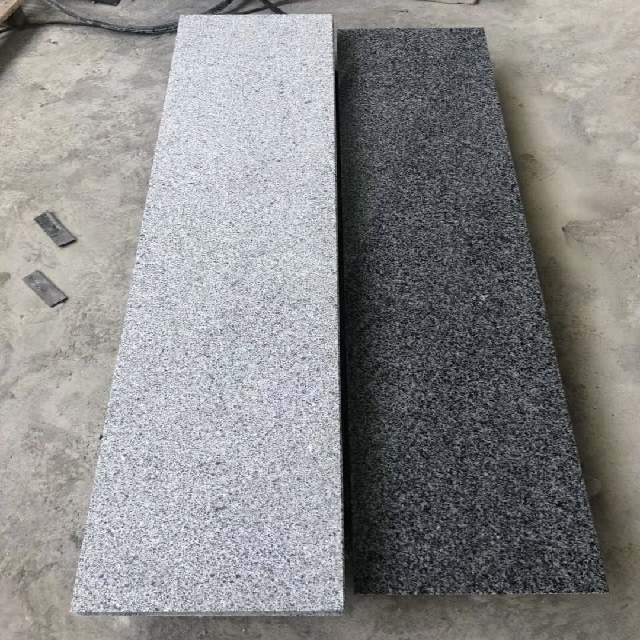 Own quarry and factory Natural Granite Stones New G654 Padang Dark Grey Granite Tile  polished flamed 60x60x2cm