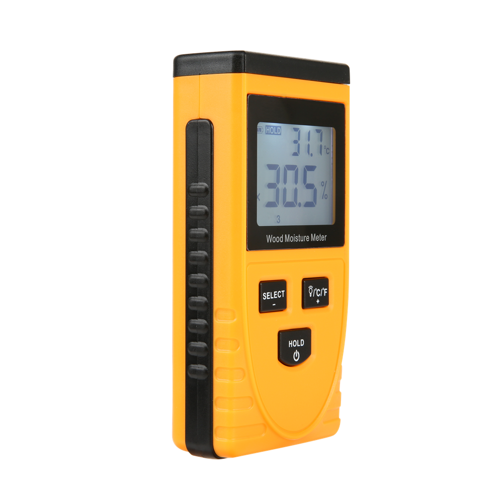 Portable Handheld Bamboo Hygrometer Tester LCD Display Firewood Humidity Meter Digital Wood Moisture Meter