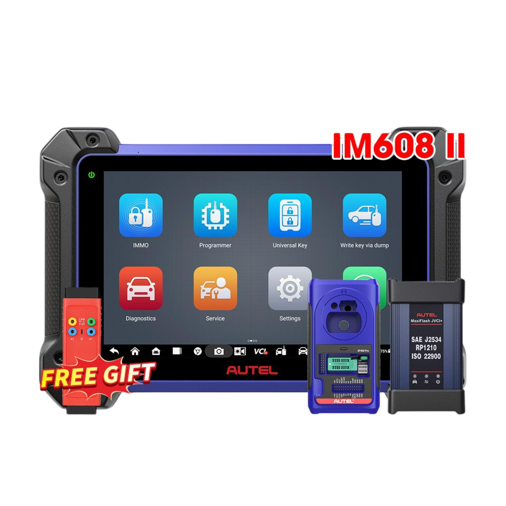 Autel IM608II IM600 pro II Analyzer 2024 Auto Car Diagnostic Locksmith Tools Master Autopropad Key Programmer Vehicle Clone Code