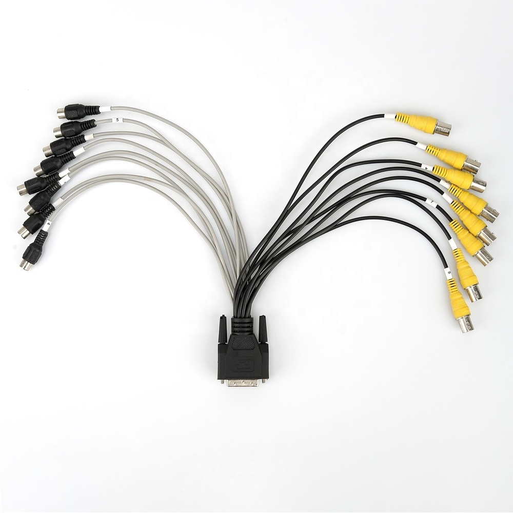 DVI 24+1-BNC to DVI cable for security monitoring cable