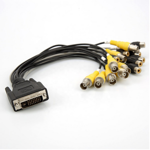 DVI 24+1-BNC to DVI cable for security monitoring cable