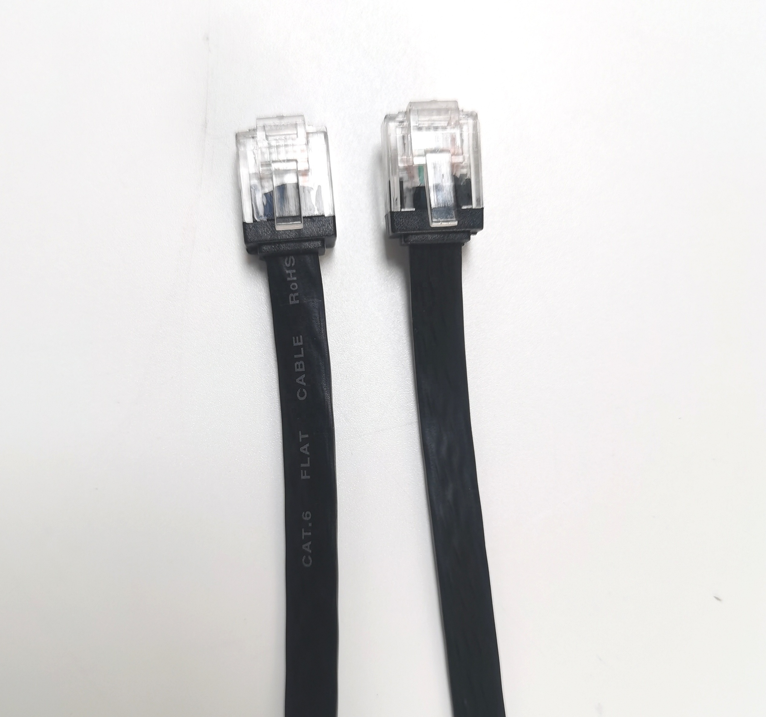 High Quality Custom Keyboard Network Cable 0.15m to 1m Cat6 UTP 30AWG Flat Patch Cord PVC Patch Cable for Communication