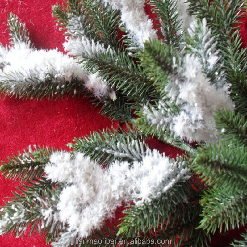 Hot sale best quality Christmas decoration craft plastic white fake instant snow