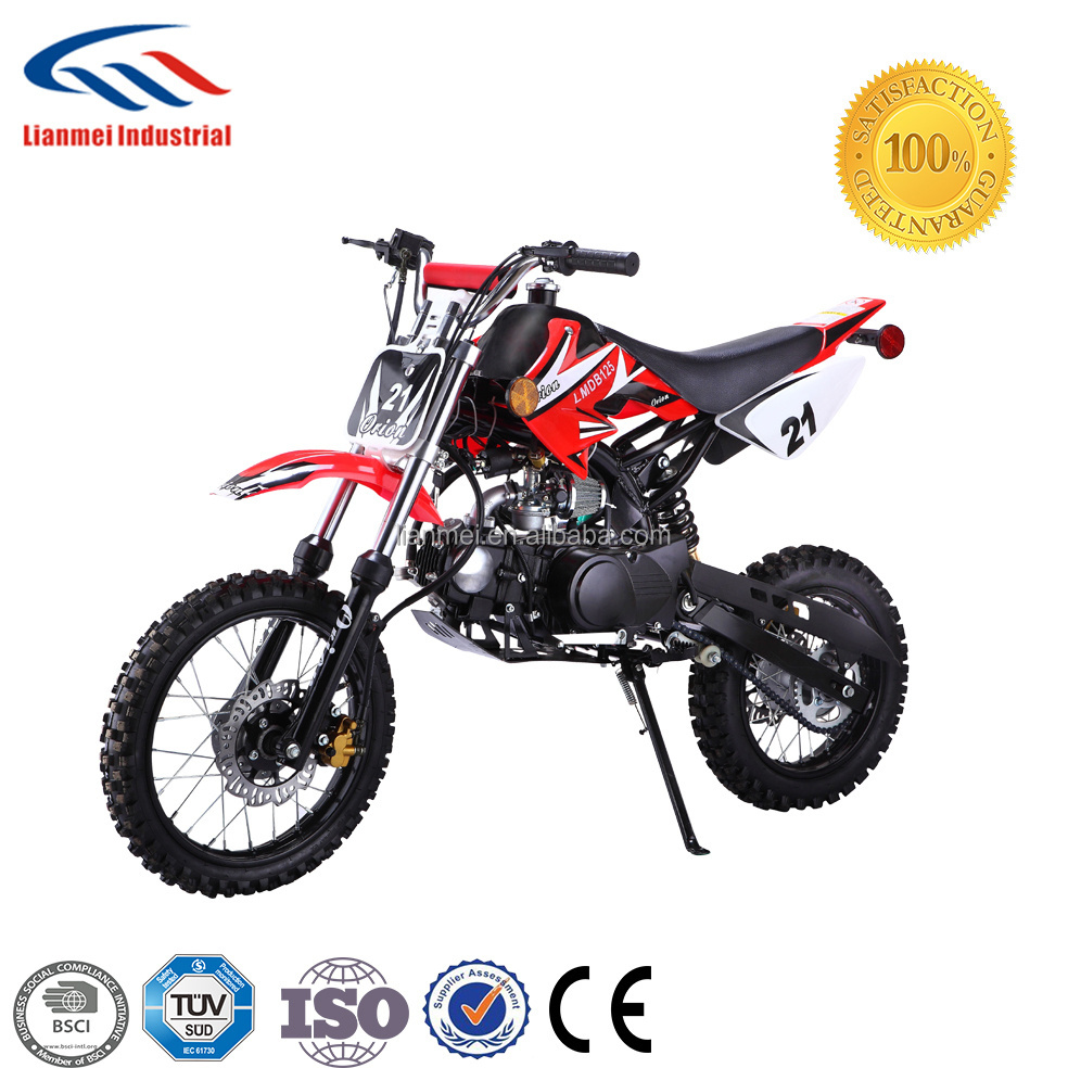 125cc dirt bikes/pit bike wit big size tyre for sale cheap with CE/EPA LMDB-125