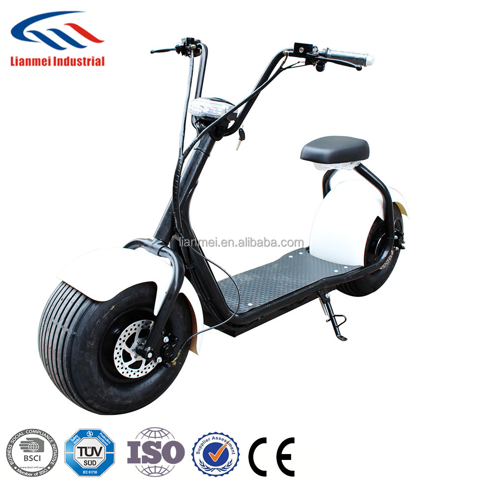 China supplier electric motorcycle scooter fat tire e bike with front light and two seats