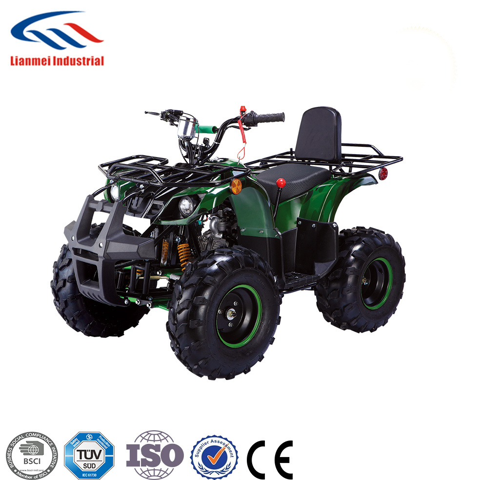 4 wheeler 4Stroke Air Cooled tires Mini Quad 4x4 ATV 110CC ATV