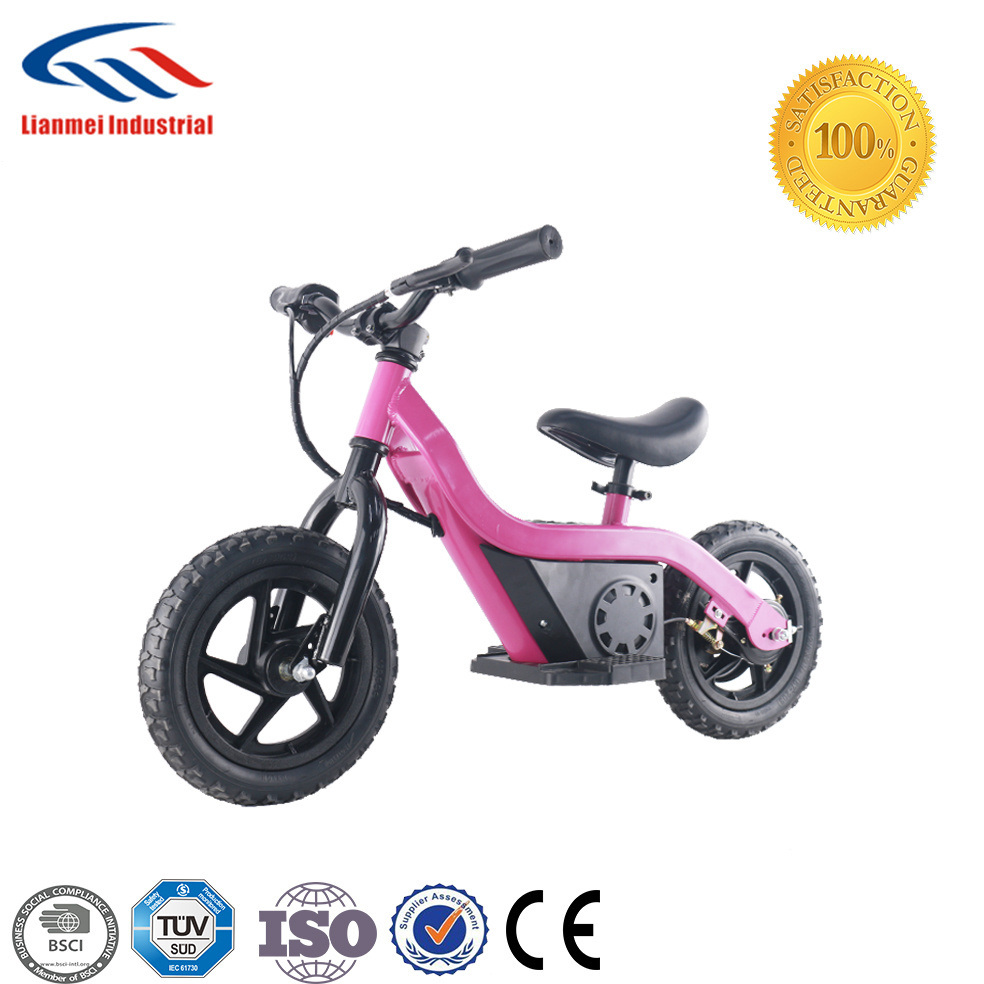 12/14/16 inch two wheels 100w power bike electric mini kids balance bike with electric