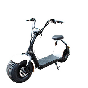 China supplier electric motorcycle scooter fat tire e bike with front light and two seats