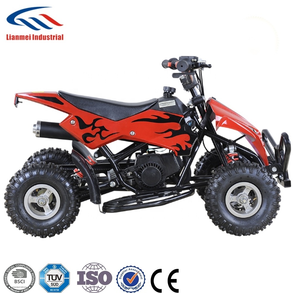 Popular cheap chinese atv quad 49cc quad bike 2 stroke four wheeler mini moto 49cc automatic atv