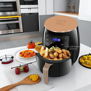 Household air fryer Touch screen 3L 4L 5L 6L Pizza oven Electric fryer oven Intelligent heating element