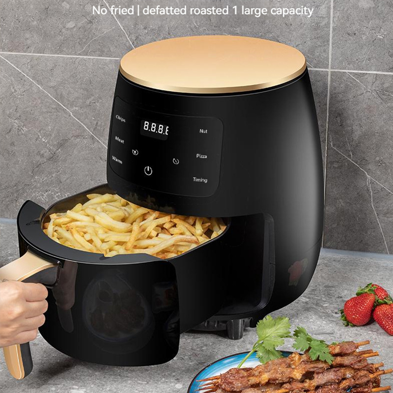 Household air fryer Touch screen 3L 4L 5L 6L Pizza oven Electric fryer oven Intelligent heating element