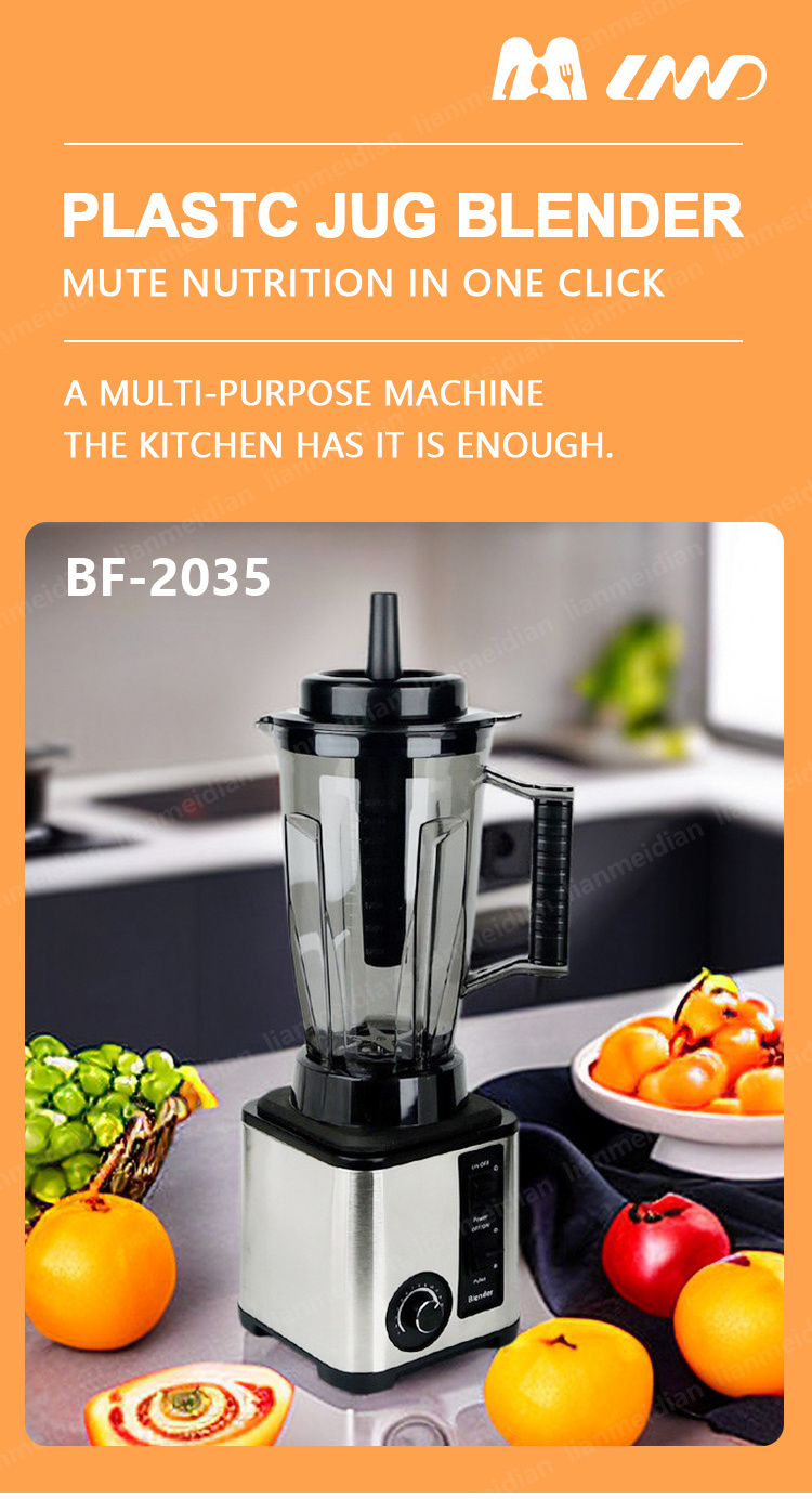 BF-2035 Commercial Mixer Smoothie Juicer Food Processor Multifunctional Silver Crest Blender 8000w Kitchen Appliances Heavy Duty