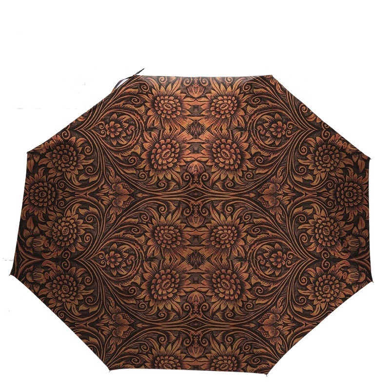 Retro Sunflower Colorful Flowers Umbrella For Daily Use