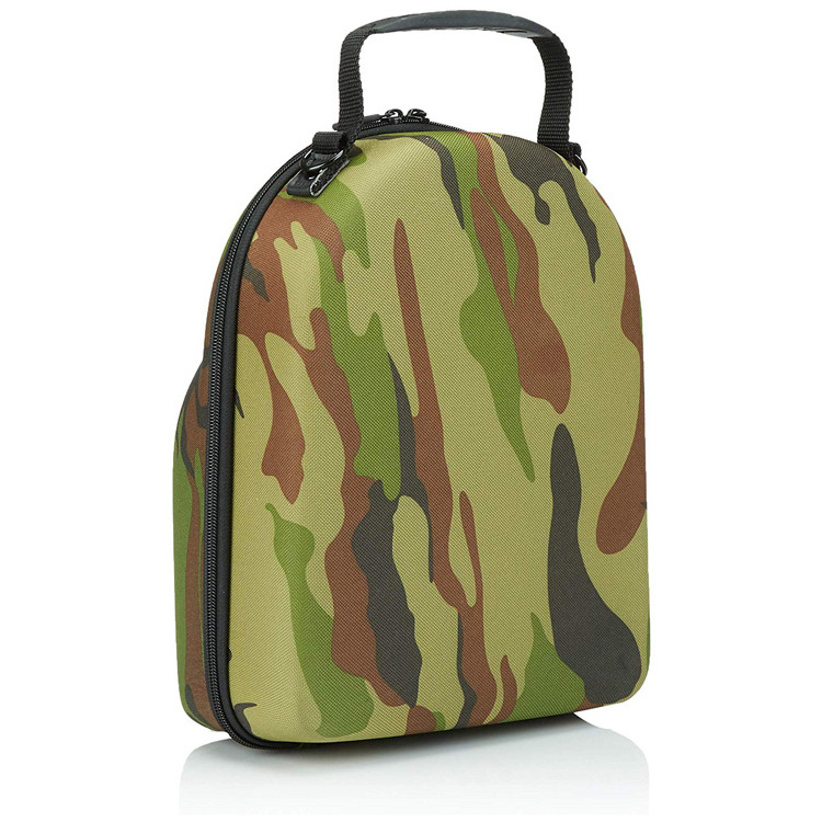 Customized Portable Outdoor Hard Shell Camouflage Travel Storage Hat Case EVA hat Carrier Bag