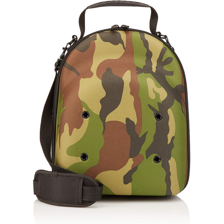 Customized Portable Outdoor Hard Shell Camouflage Travel Storage Hat Case EVA hat Carrier Bag