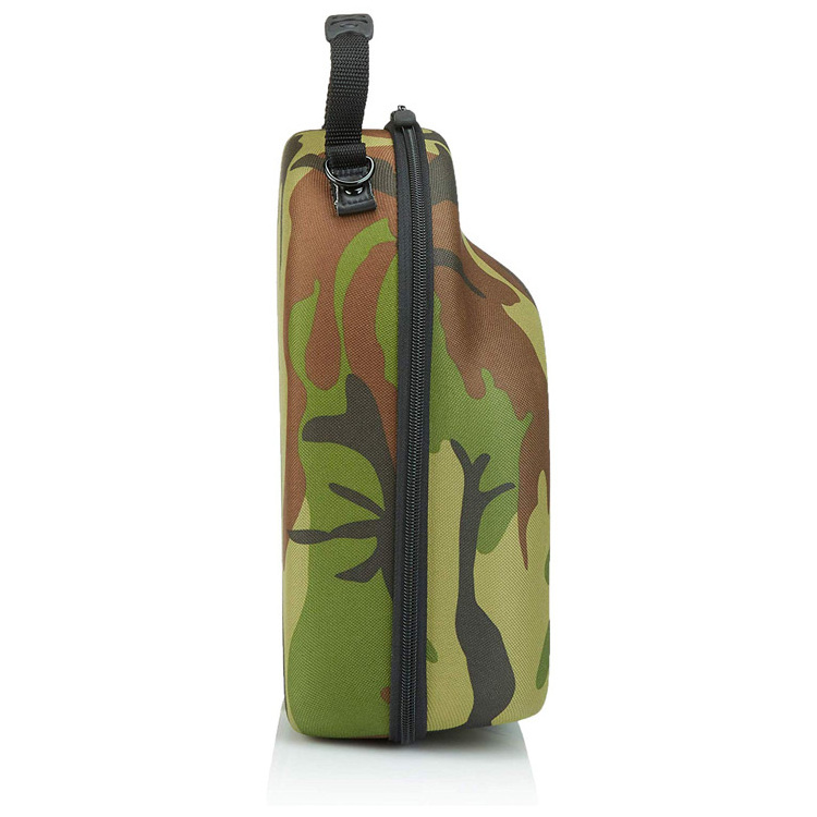 Customized Portable Outdoor Hard Shell Camouflage Travel Storage Hat Case EVA hat Carrier Bag