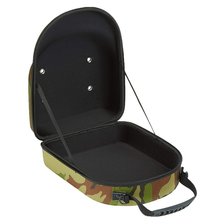 Customized Portable Outdoor Hard Shell Camouflage Travel Storage Hat Case EVA hat Carrier Bag