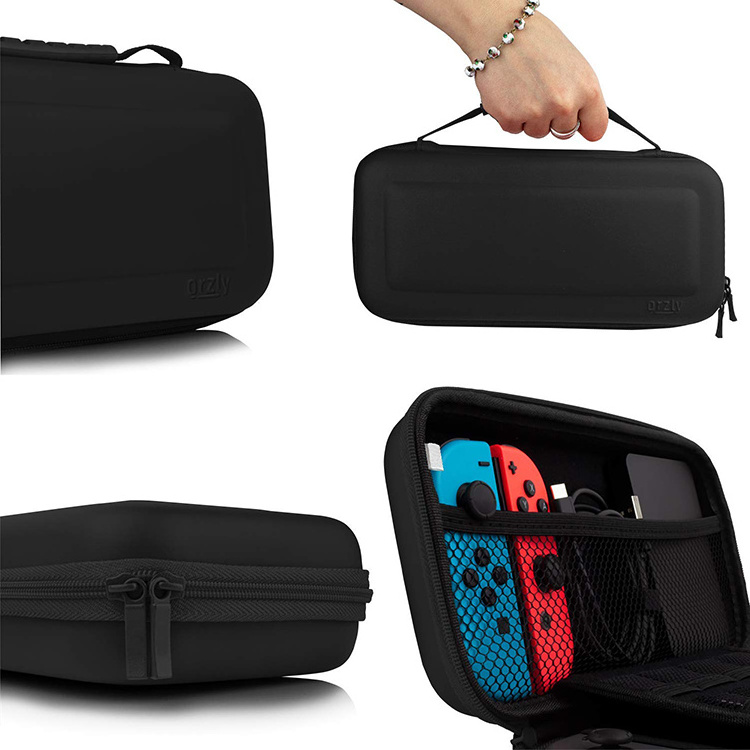 Custom Black Protective Hard Portable Travel Carry EVA Hard Shell Carry Case for Nintendo Switch