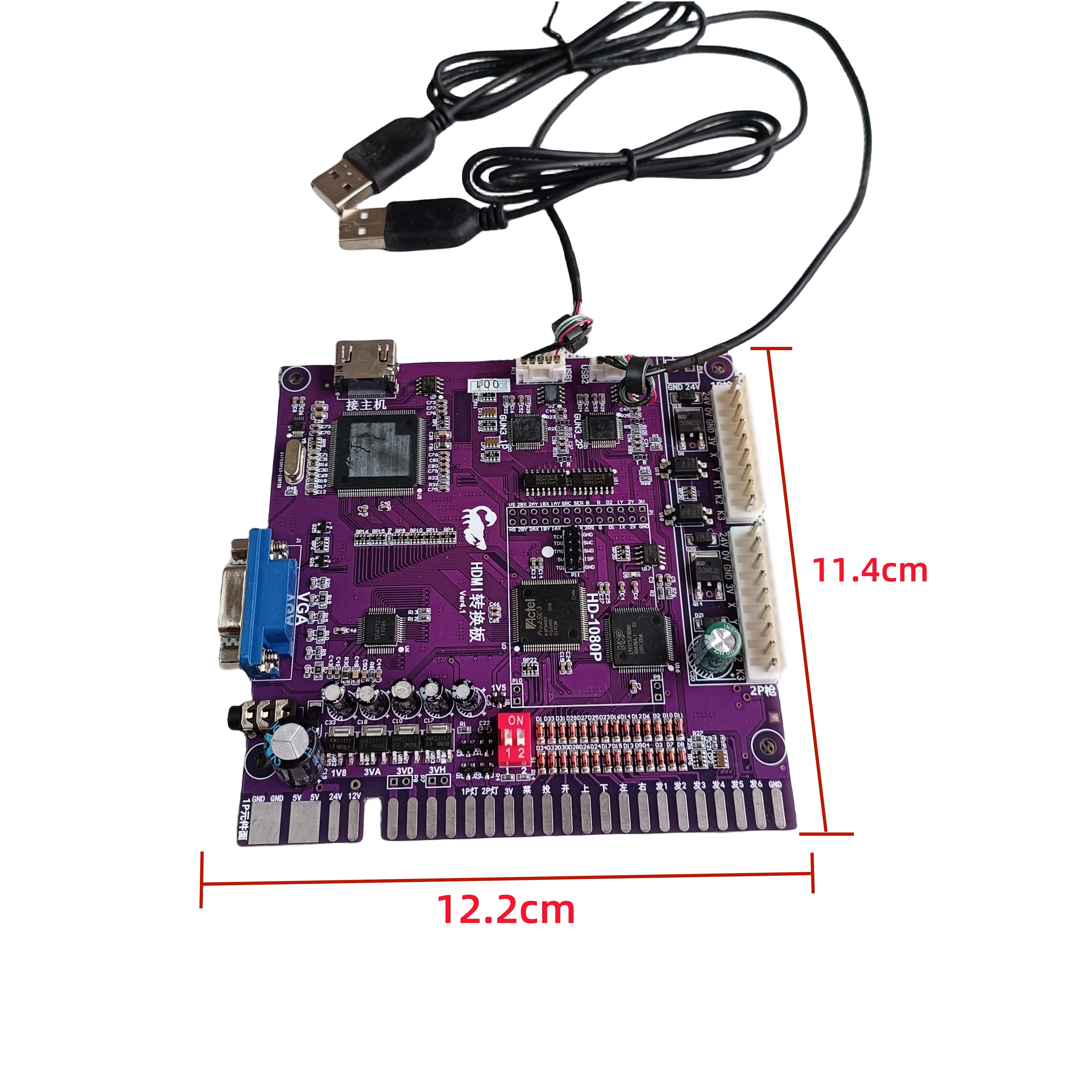 Arcade Coin Operated Video Game shooting Machine Deadstorm Pirates IO board conversion board plate