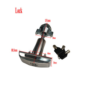 arcade machine accessories high quality long lock with three keys vending machine locks and keys