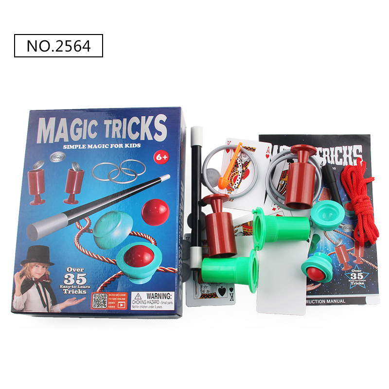 Magical toys magic trick for kids Children close-up stage magic props sets puzzle gift box toys