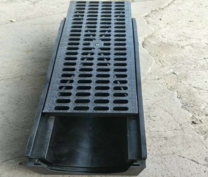 precast polymer concrete drainage titch /fiberglass plastic getter channel/  building materials  gutter grating cover drainage