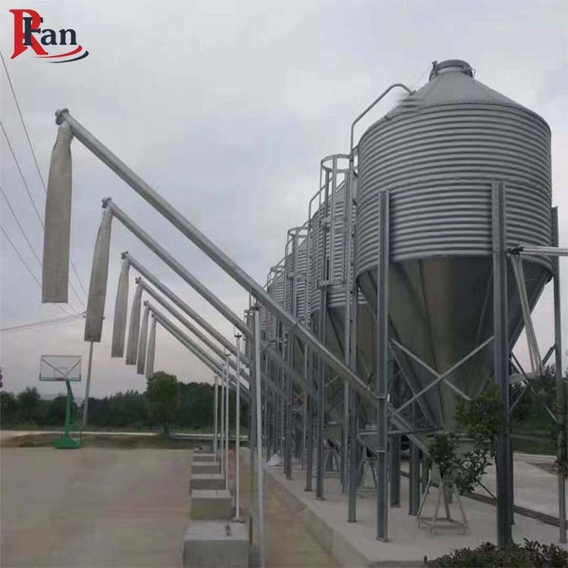 Galvanized Sunflower Seeds Storage Silo Chicken Feed bins for Sale