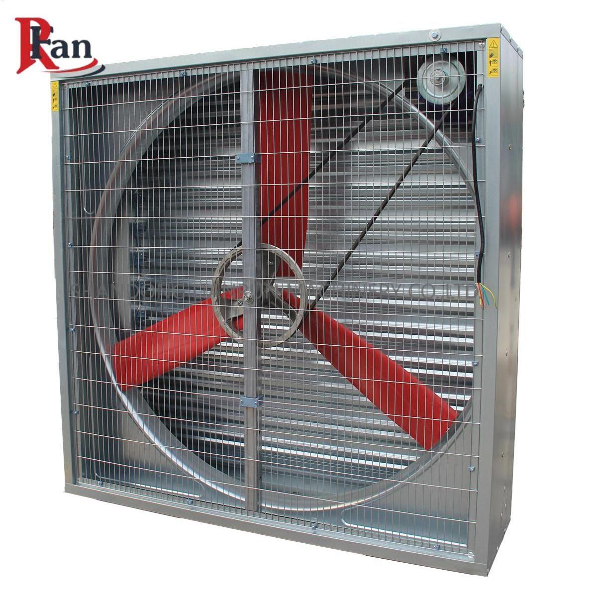 three nylon blades belt model Square box industrial ventilation  wall mounted centrifugal exhaust fan