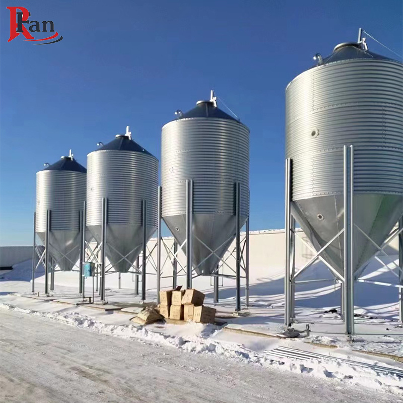 Farm Storage Corn Silo for Sale Rice Grain Steel Philippines Thailand Indonesia Key Africa Training Nigeria HEN Building