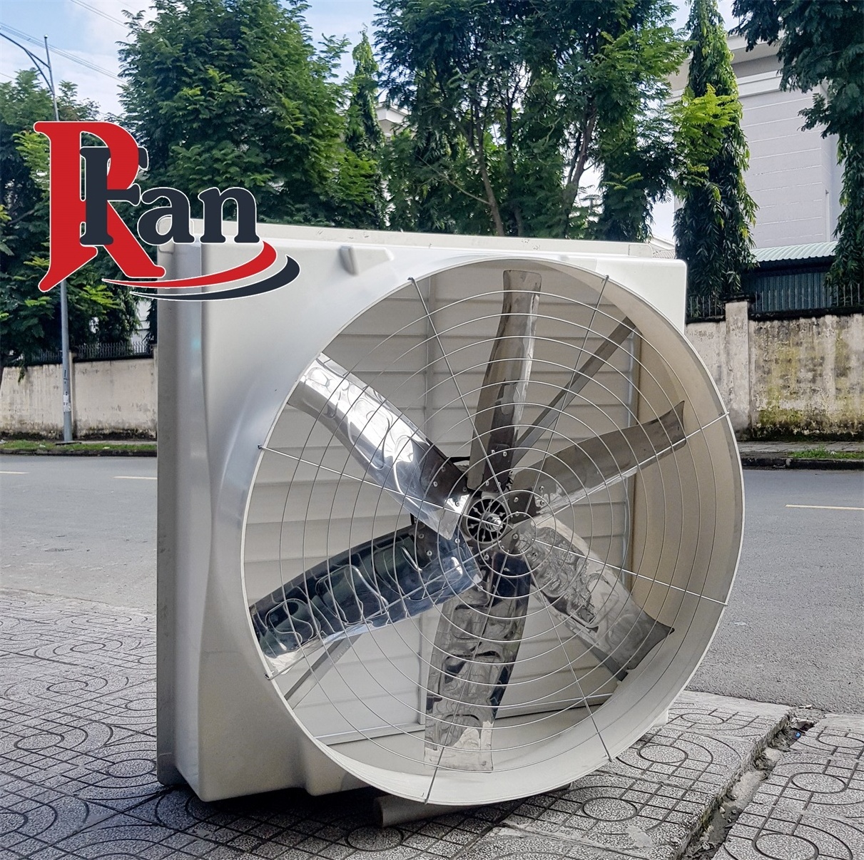 Poultry Chicken House Livestock Farm Fiberglass frp Cone Nylon Blade Ventilation Exhaust Axial Cooling Fan