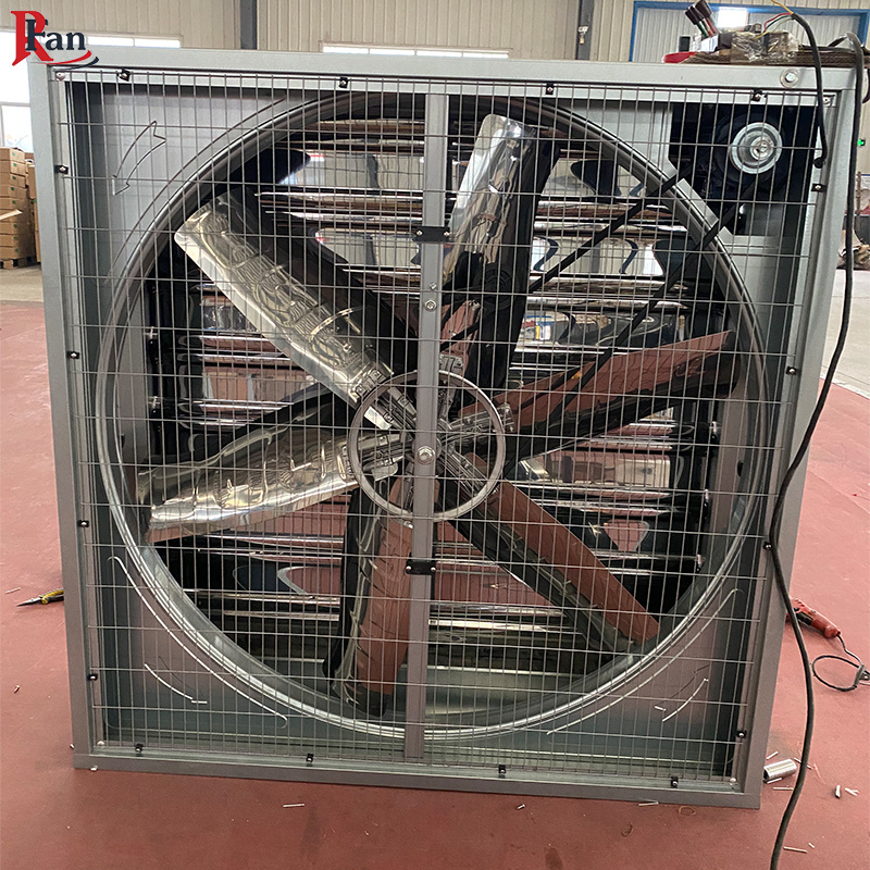 Automatic poultry farm Exhaust Fan Cooling Fan heavy hammer exhaust Fan For Greenhouse Circulating