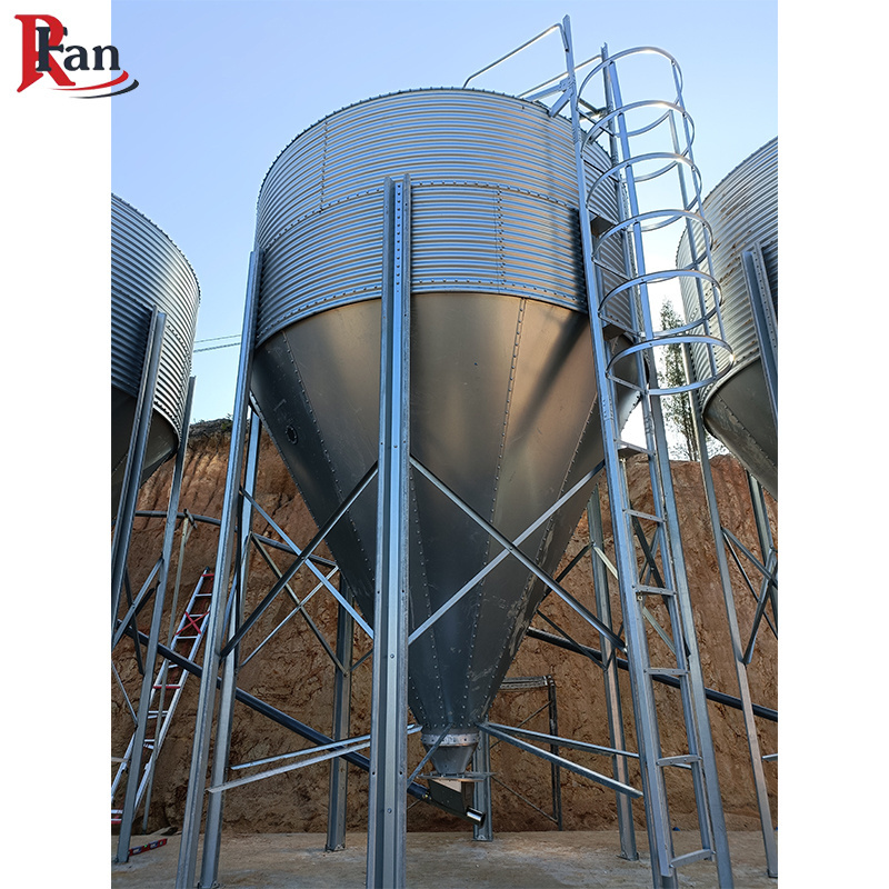 Customized Steel Chicken Feed Silo Small Grain Silo